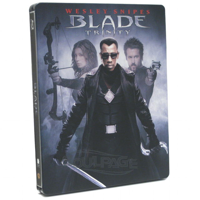 Wesley Snipes, Kris Kristofferson, Ryan Reynolds, Jessica Biel, Callum Keith Rennie, Dominic Purcell, Francoise Yip, John Michael Higgins, Mark Berry, Parker Posey, Paul Anthony, Paul Levesque - Blade: Trinity [Steelbook]