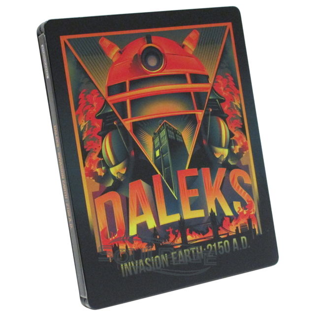 Peter Cushing, Bernard Cribbins, Ray Brooks, Andrew Keir, Eddie Powell, Geoffrey Cheshire, Jill Curzon, Keith Marsh, Philip Madoc, Roberta Tovey, Roger Avon, Steve Peters - Doctor Who: Daleks' Invasion Earth: 2150 A.D. [Steelbook] (UK Import ohne dt. Ton)