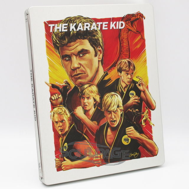 Ralph Macchio, Pat Morita, Elisabeth Shue, William Zabka, Andrew Shue, Chad McQueen, Dana Andersen, Israel Juarbe, Larry B. Scott, Martin Kove, Randee Heller, Rob Garrison, Ron Thomas, Tony O'Dell - The Karate Kid - Gallery 1988 [Steelbook] (UK Import ohne dt. Ton)