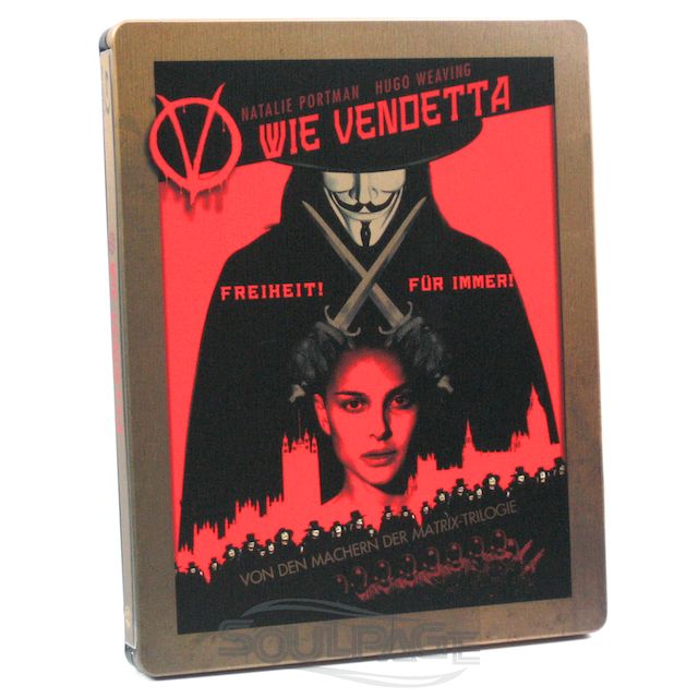 Natalie Portman, Hugo Weaving, John Hurt, Ben Miles, Roger Allam, Rupert Graves, Stephen Fry, Stephen Rea, Tim Pigott-Smith - V wie Vendetta [Steelbook]